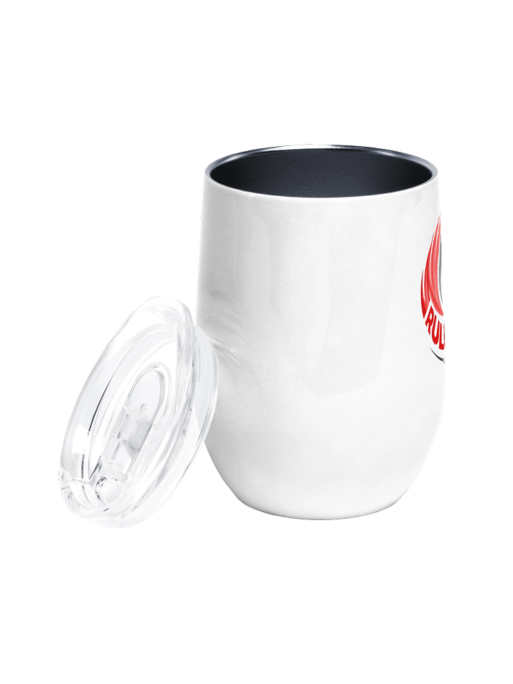 Rule #7 Wine Tumbler Pewter and Red product image (2)