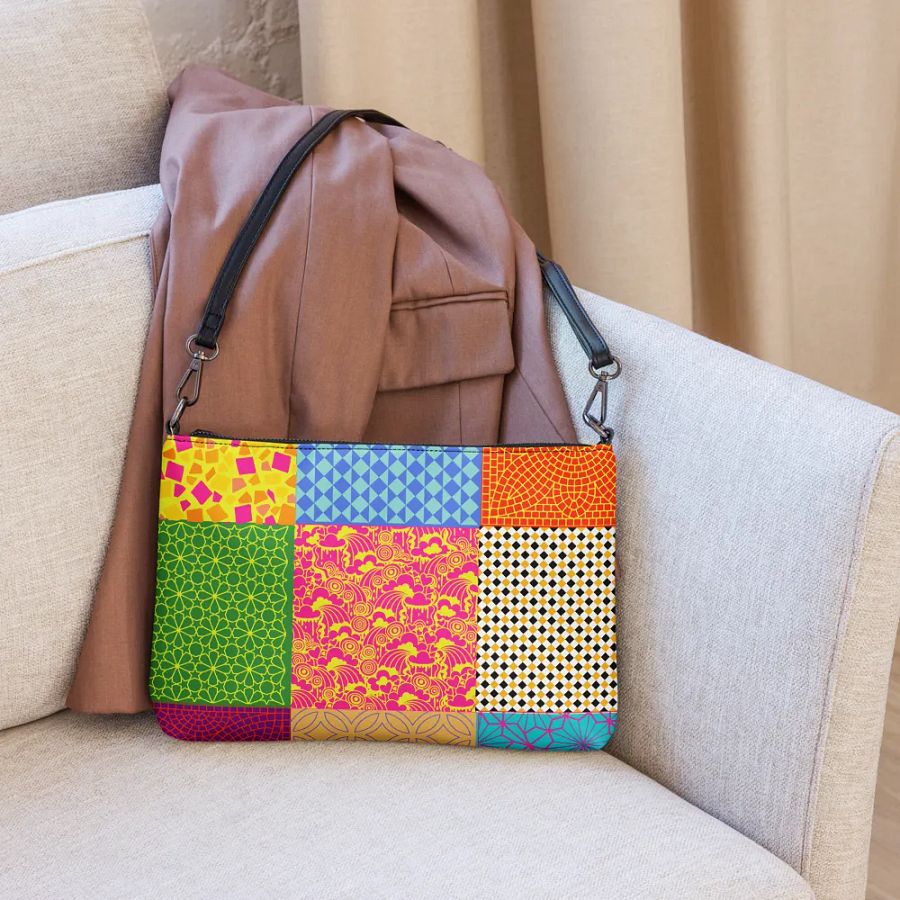 Geometric Fusion All-Over Print Crossbody Bag product image (6)
