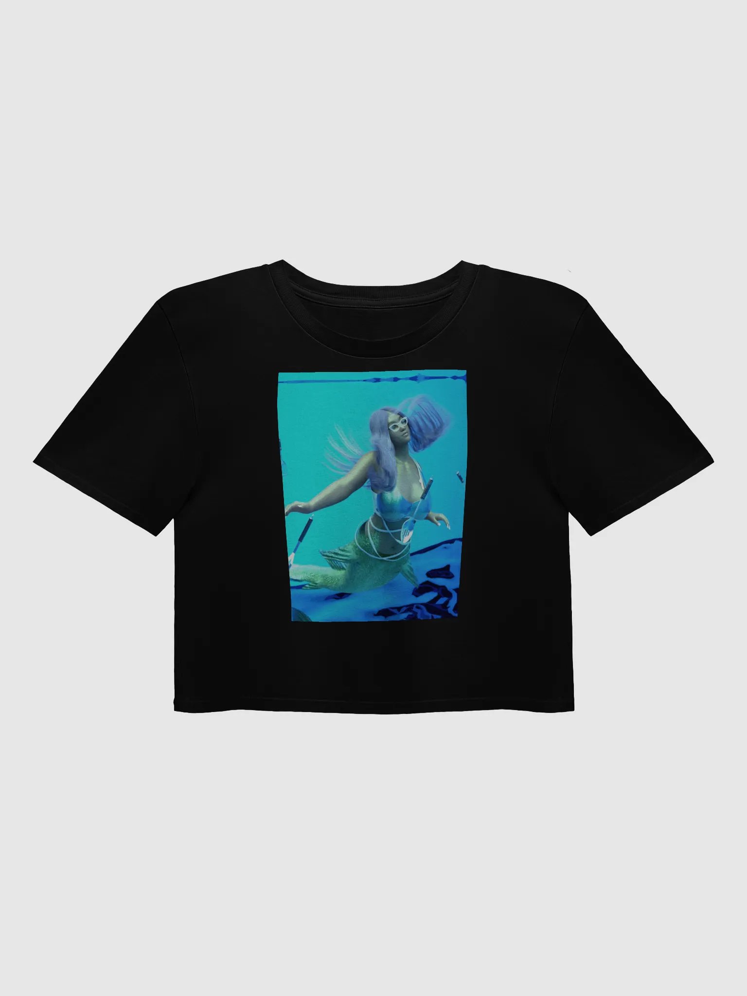 Surreal Mermaid Crop Top product image (2)