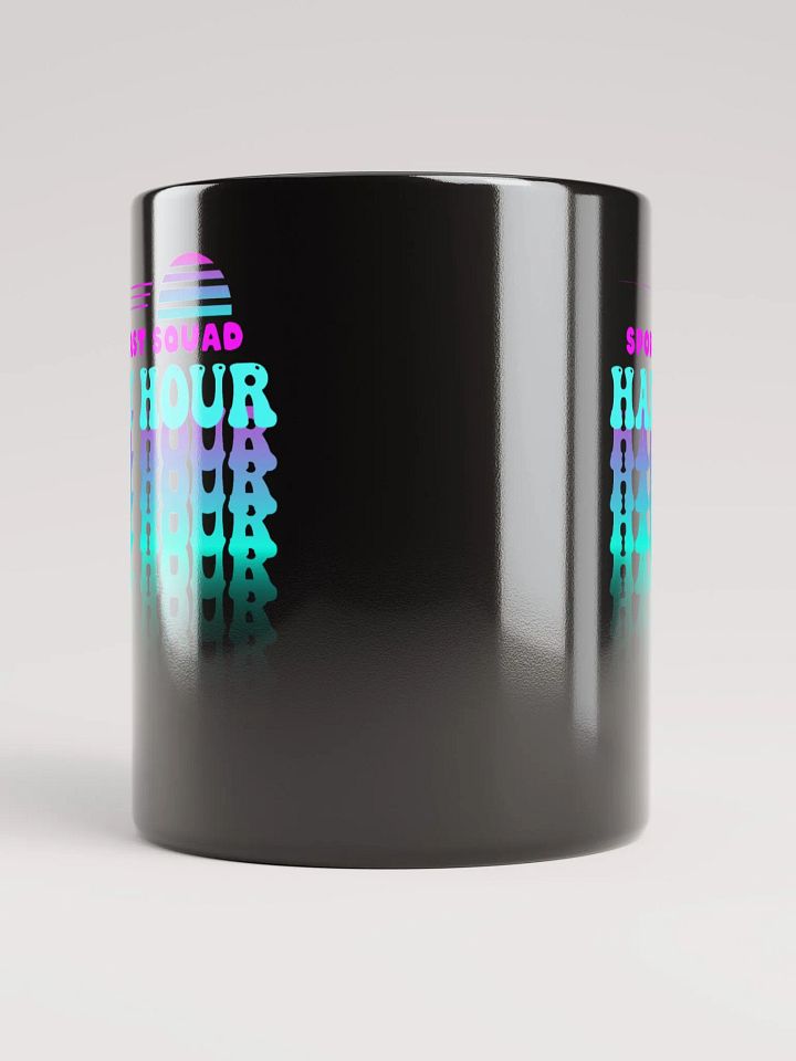 HAPPY HOUR VIBES GLOSSY BLACK MUG product image (3)