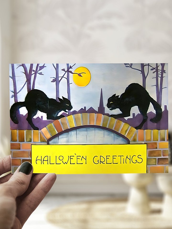 Vintage 1920 Halloween Card product image (1)