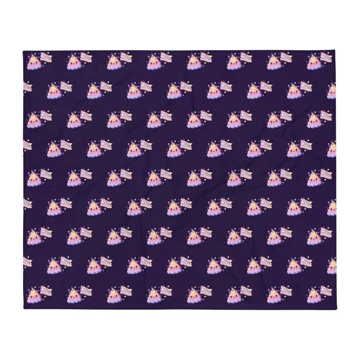 MSLA Sparkle Poop - Throw Blanket product image (2)