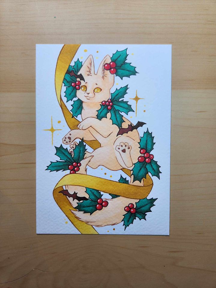 Dessin original Noël Fennec product image (2)