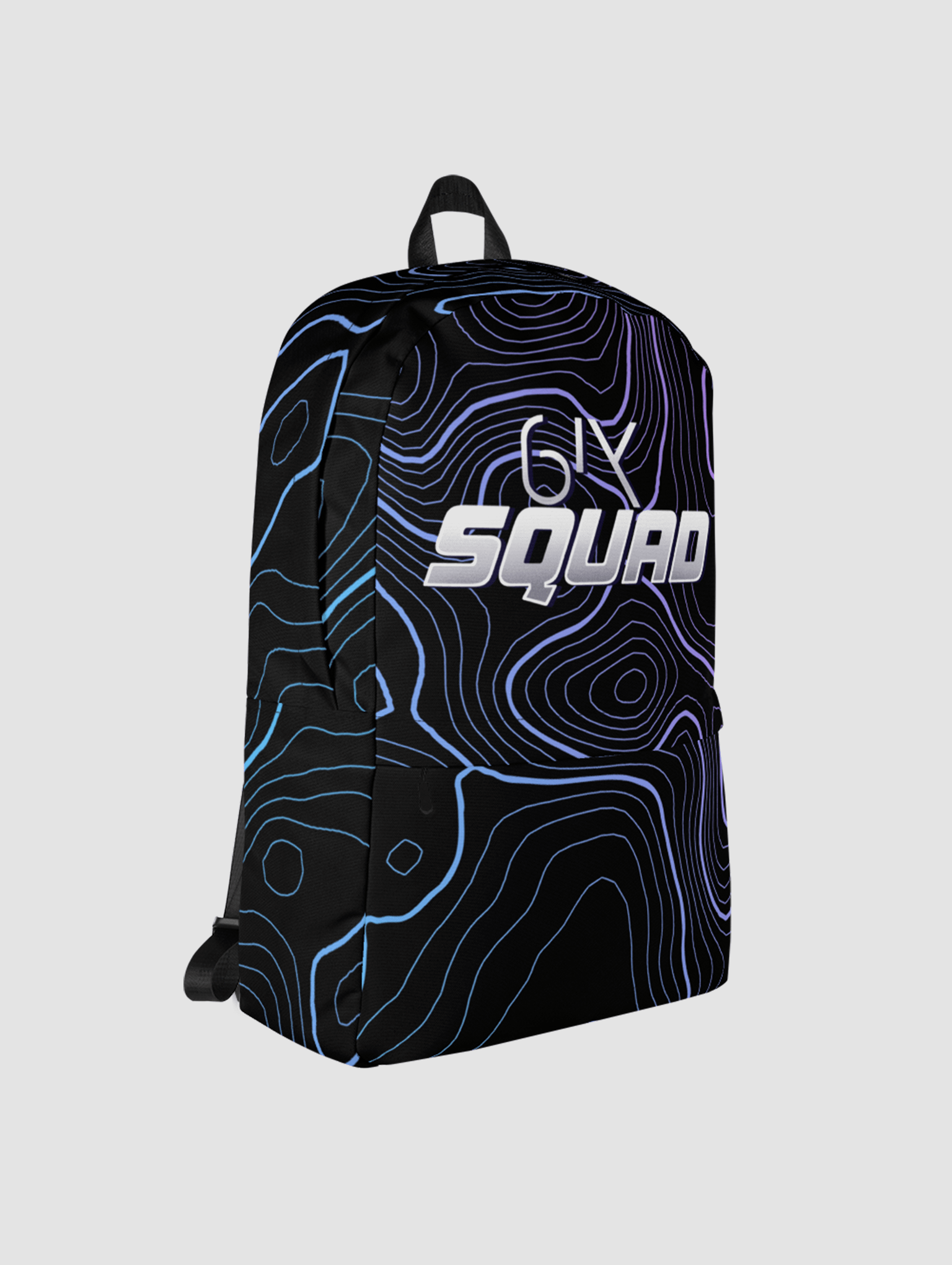6ix Squad Backpack - Multicolor Topography product image (2)