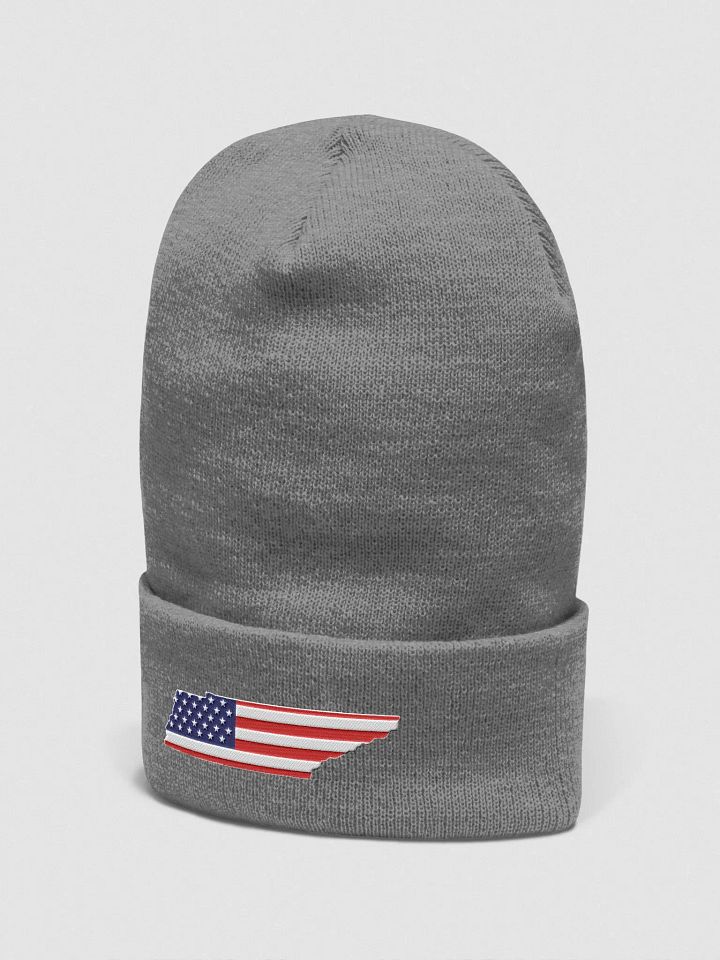 American Flag Tennessee State Beanie product image (2)