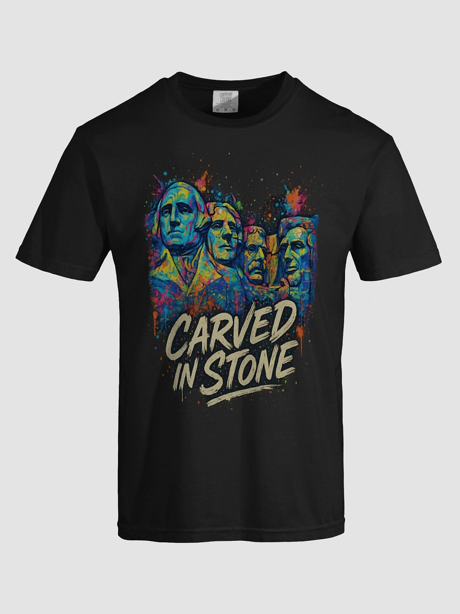Vibrant Faces Carved In Stone T-Shirt product image (7)