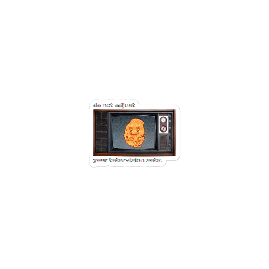 TATERVISION die-cut magnet product image (1)