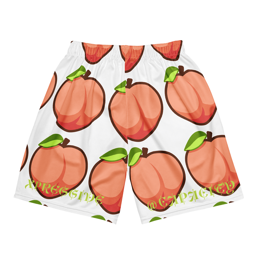 Y2K 2 MUCH PEACH HERS SHORTS PINK (FRONT & BACK DESIGN) product image (2)