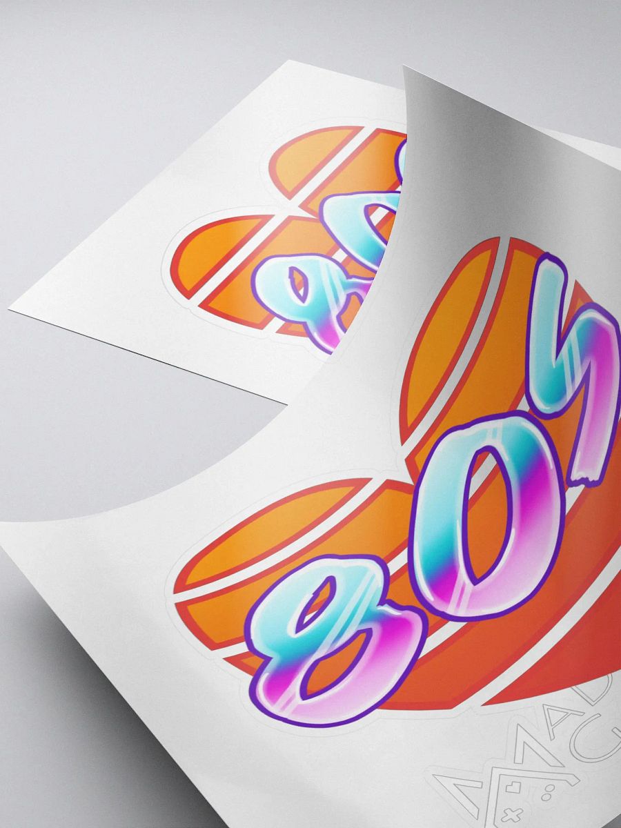 I Love the 80's Sticker product image (4)
