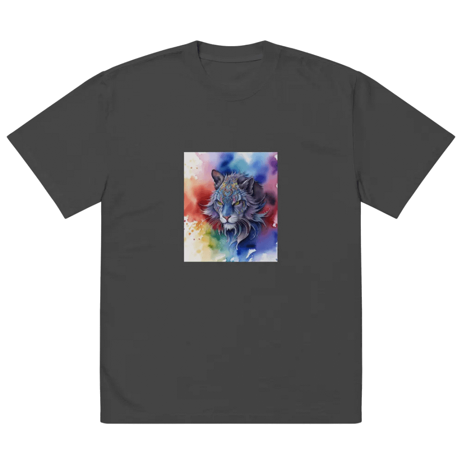 Ornate Lion Oversized Tee product image (5)