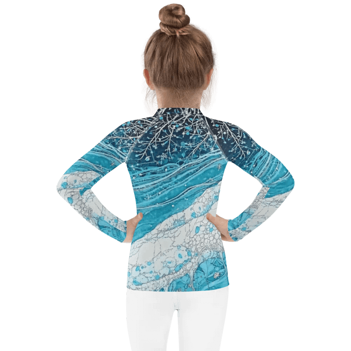 Winter Frost, Unisex Kids Rash Guard product image (2)