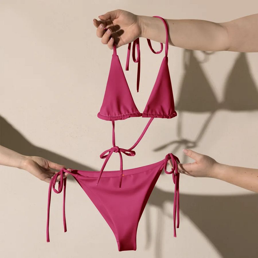 Magenta Pink String Bikini Set product image (9)