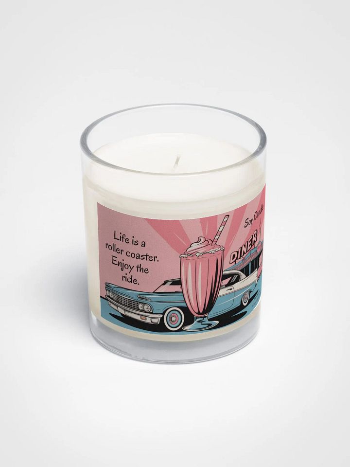 Retro Diner Inspired Motivational Soy Candle product image (2)