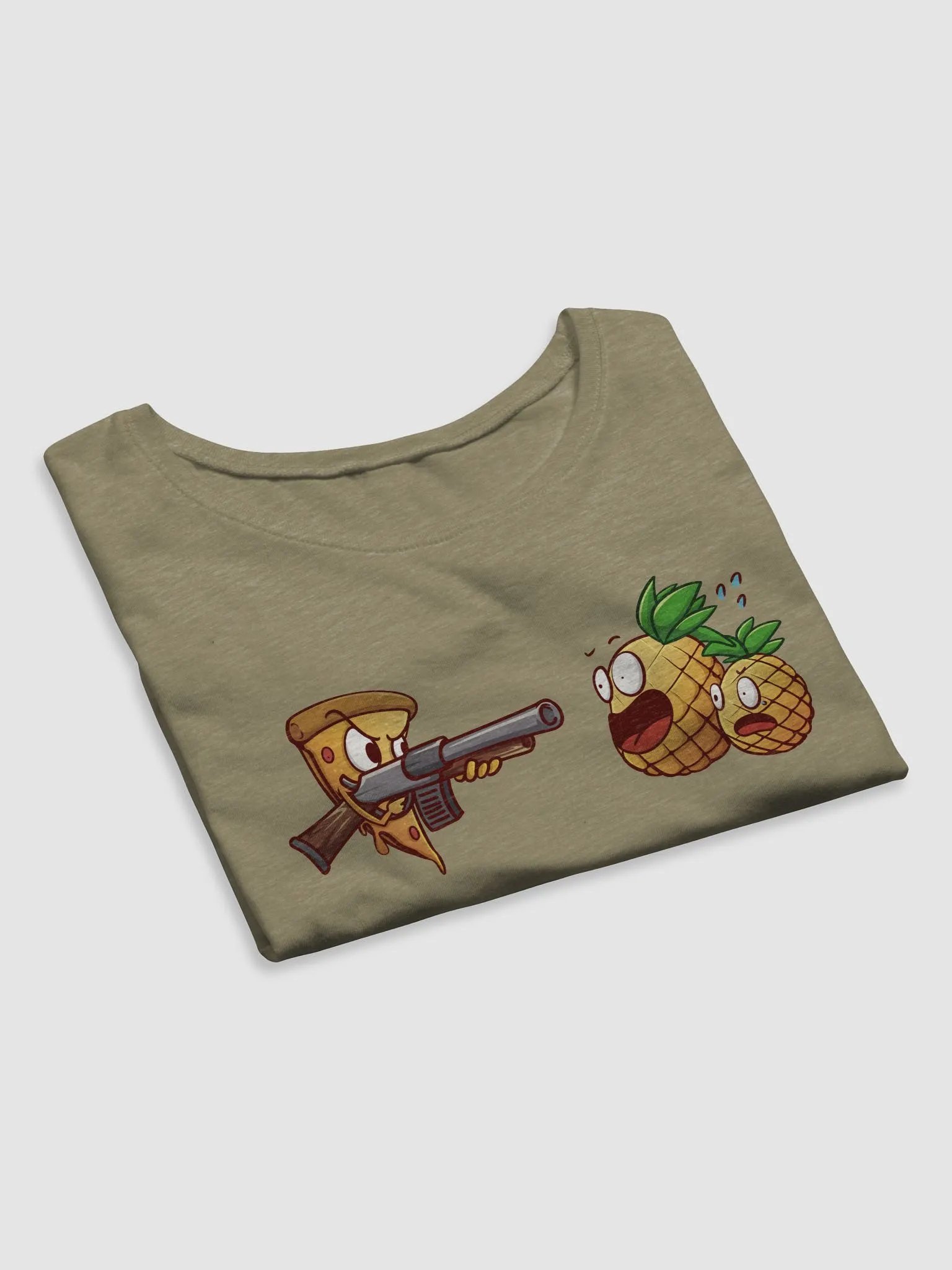 Pizza hates Pineapple Women's Crop product image (4)