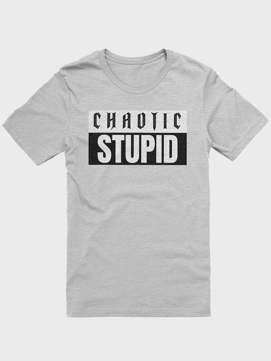 Chaotic Stupid supersoft unisex t-shirt product image (23)