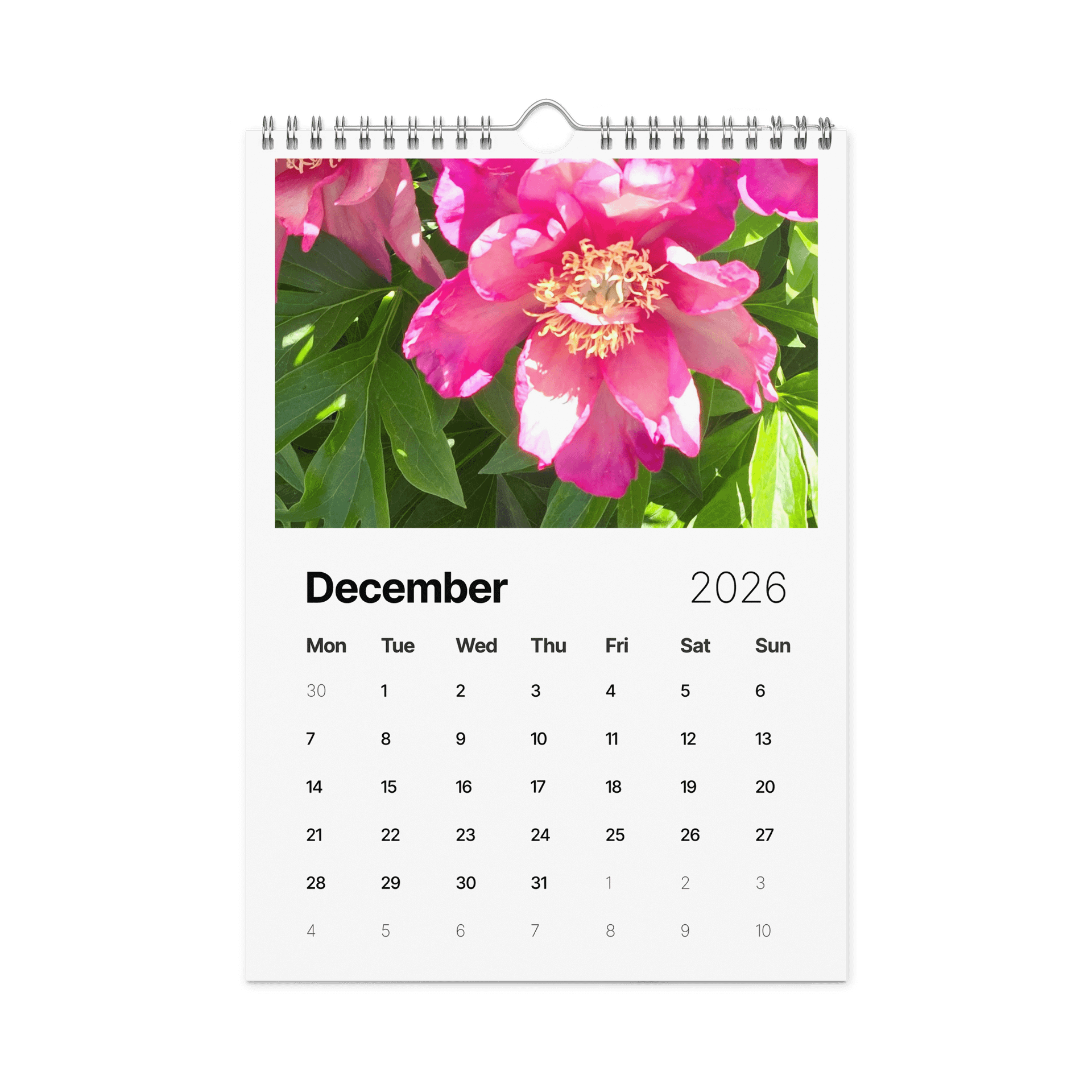 Flower Serenity 2026 Calendar product image (3)