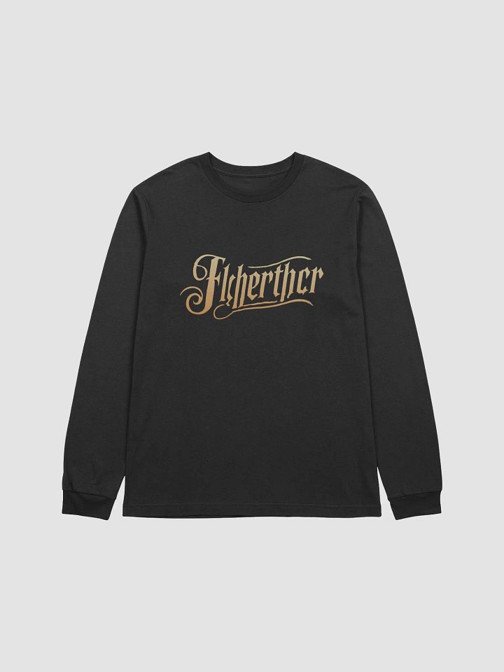 Fisherther Gold Script Long Sleeve Tee product image (7)
