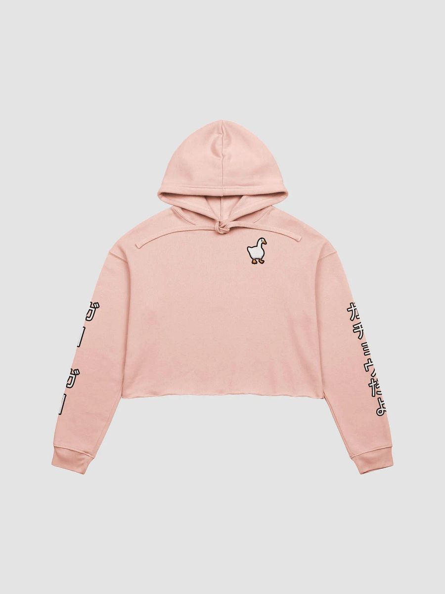 Japanese Text Cropped Hoodie product image (1)