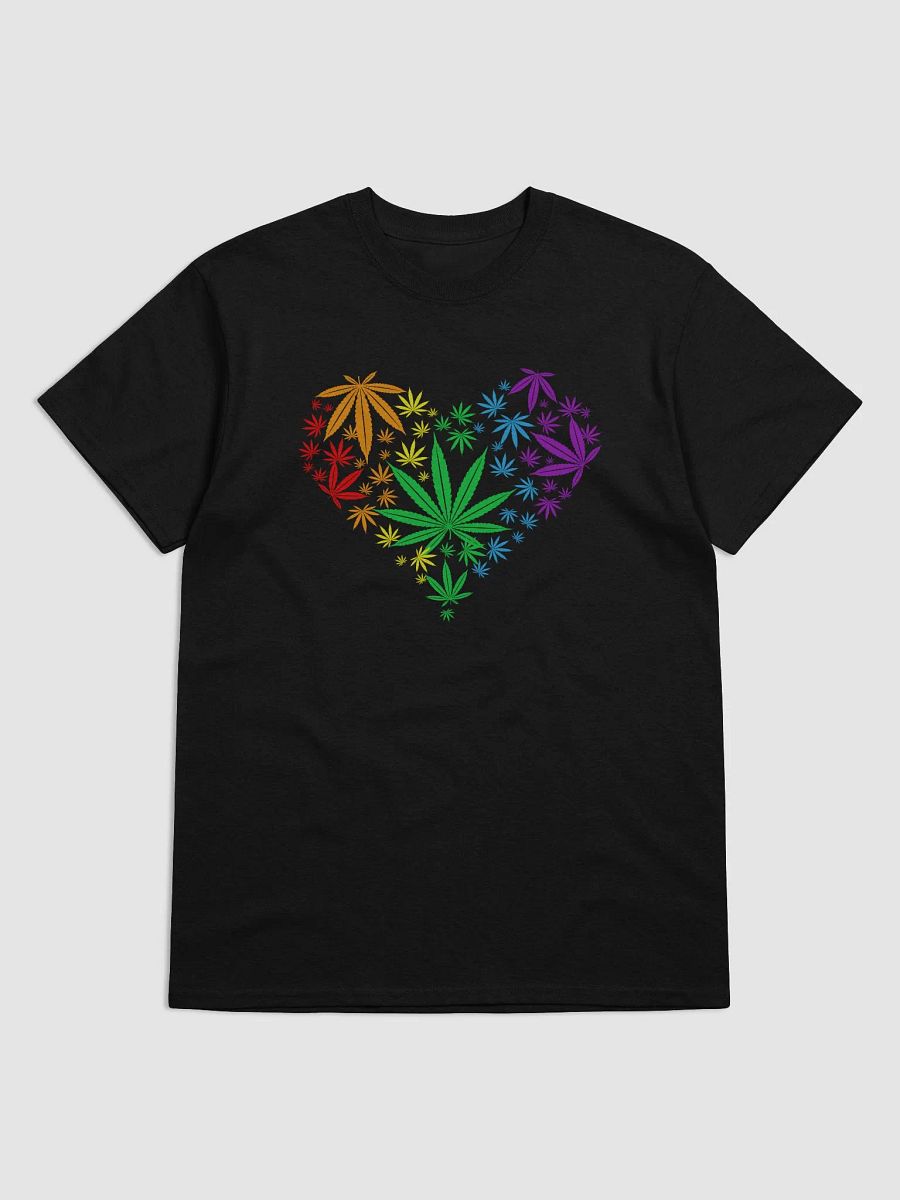 Rainbow Weed Heart Tshirt product image (2)