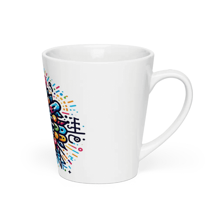 Kaleidoscope Dreams Latte Mug product image (2)