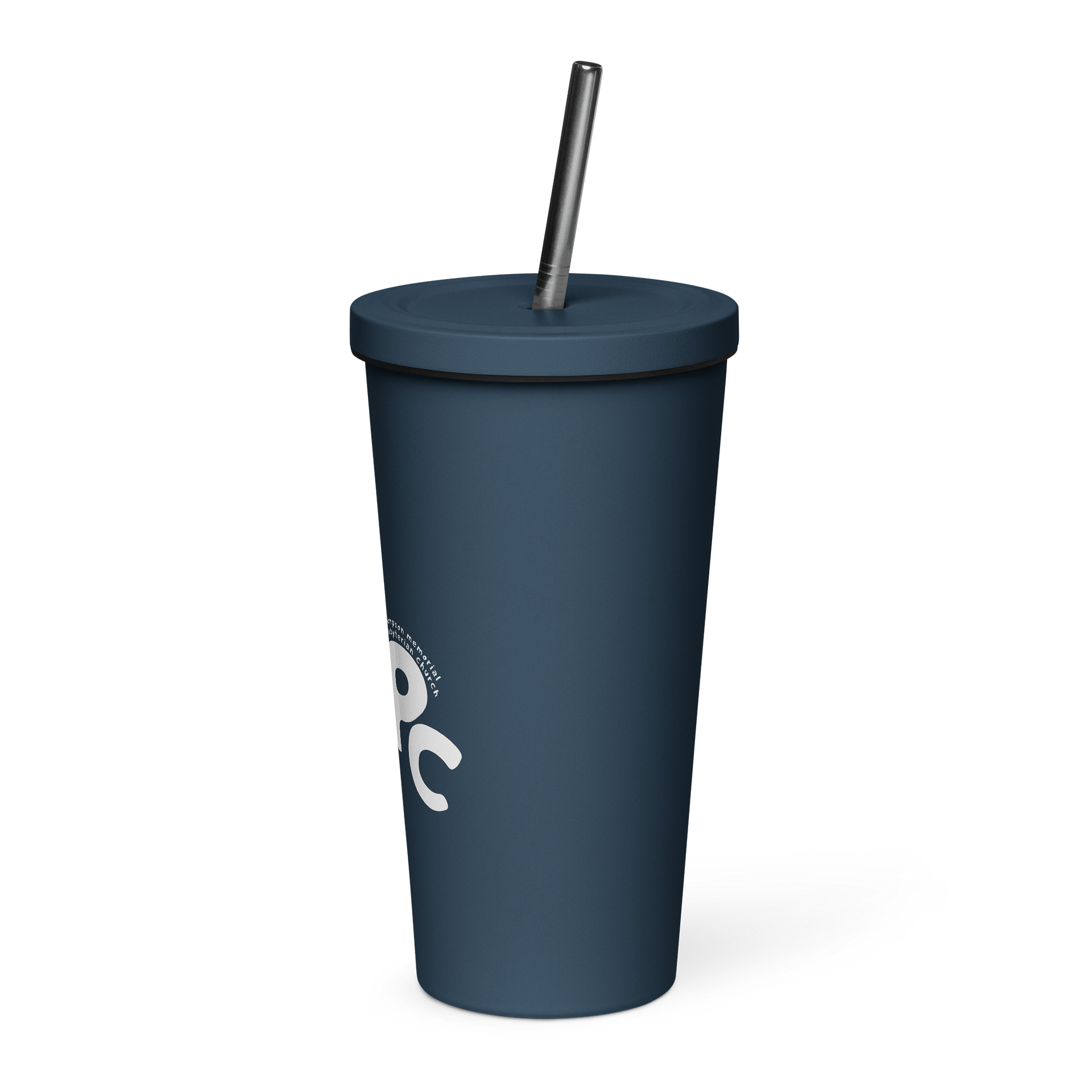 Modern TMPC Logo: Insulated Tumbler with Straw product image (3)