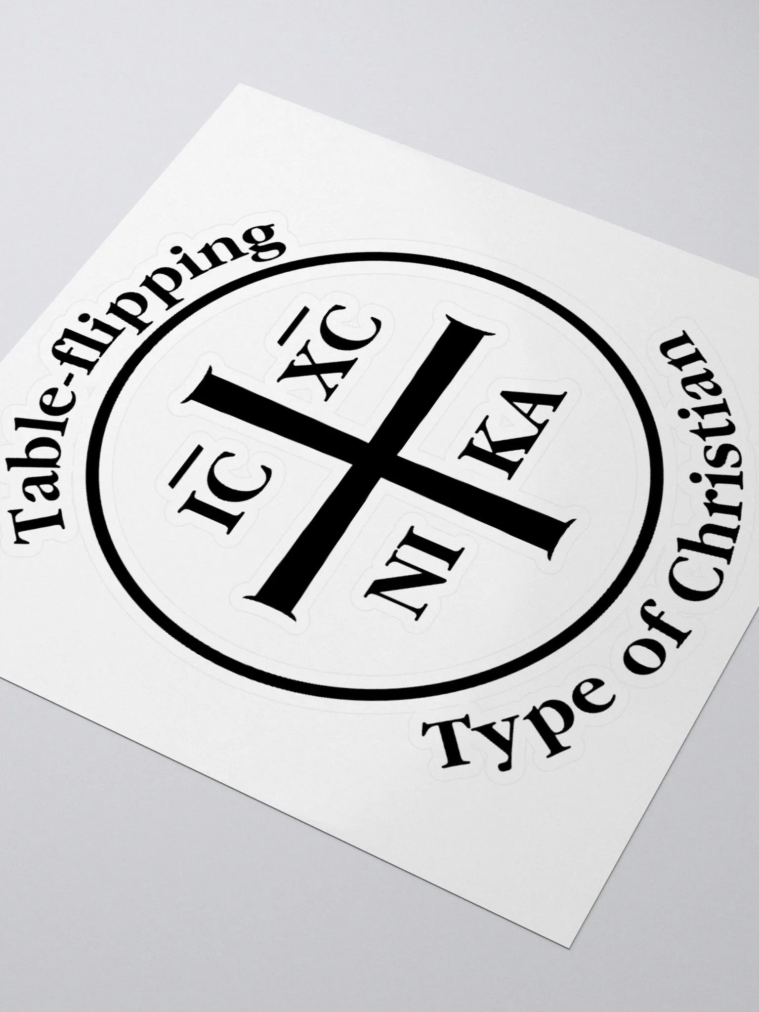 Table Flipper Sticker (Black) product image (7)