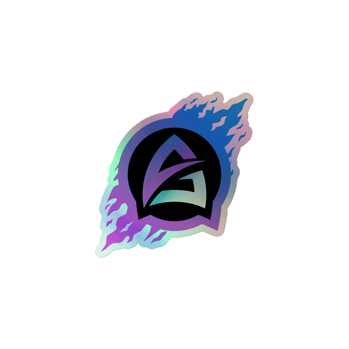 Astonished Logo - Aurora Hues Holographic Sticker product image (1)