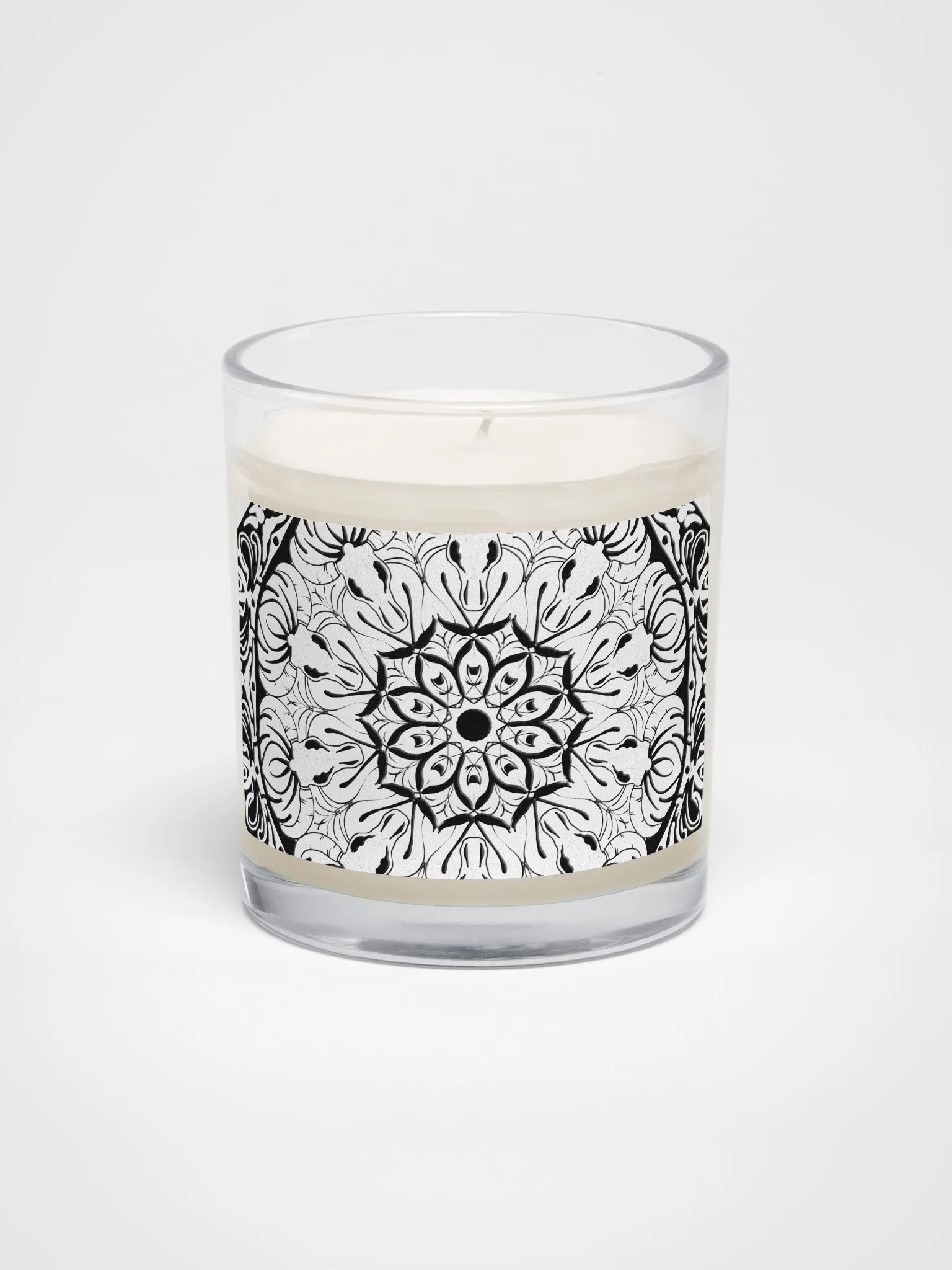 Intricate Floral Medallion Soy Wax Candle product image (1)