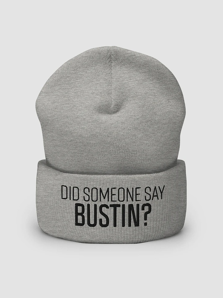 Did Someone Say Bustin? Cuffed Beanie product image (4)