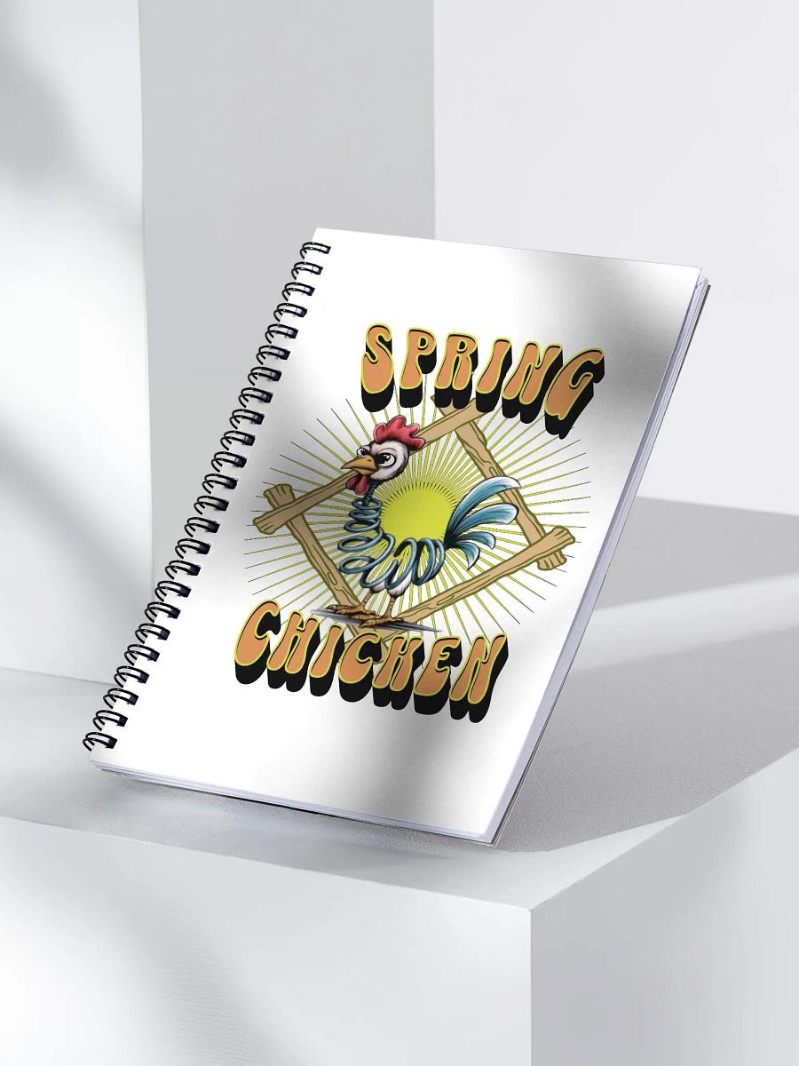 Spring Chicken Spiral Notebook product image (3)