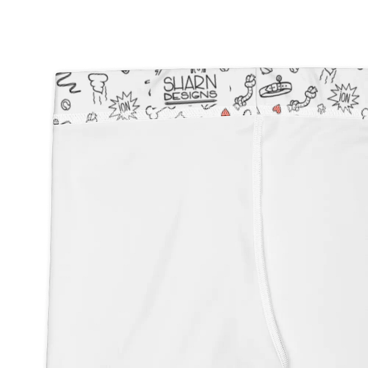Best Friend Doodle Art Capri Leggings - Red product image (2)