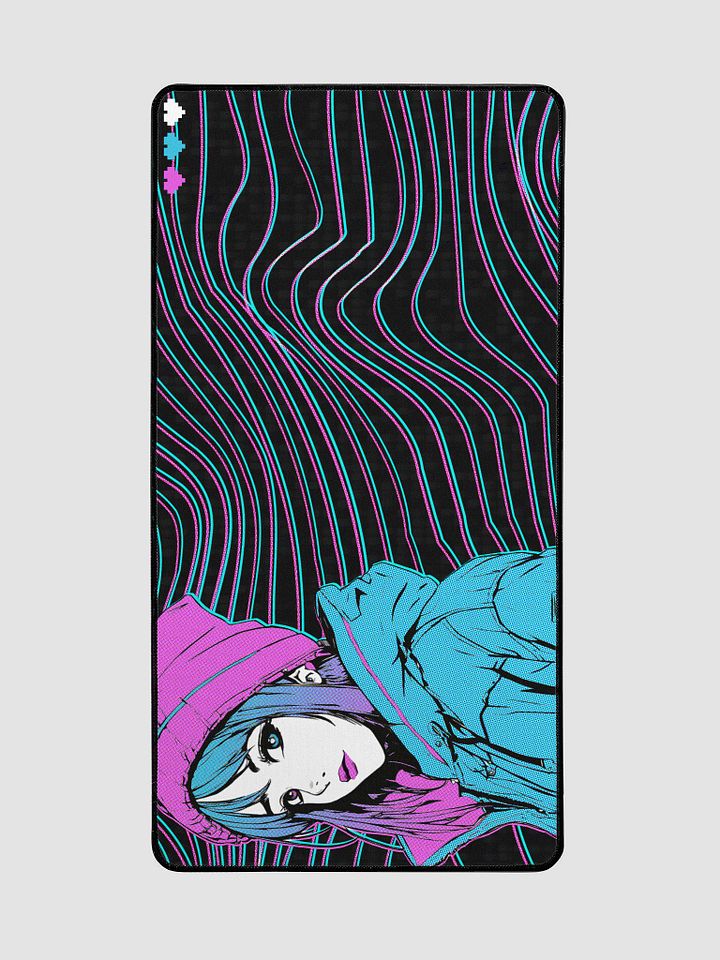Panic Glitchy Dream Girl "Waves" Desk Mat product image (2)