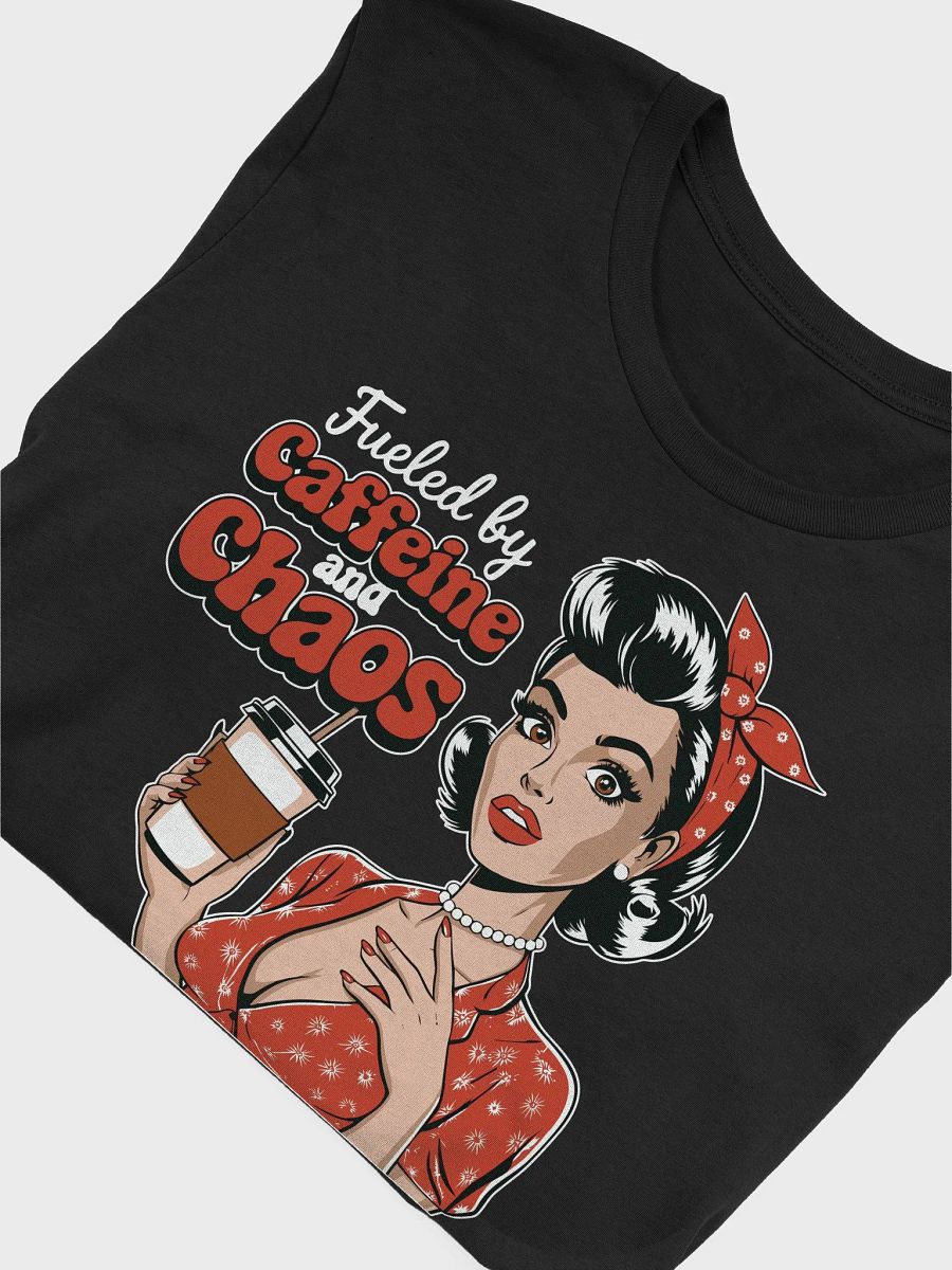Caffeine Chaos Retro T-Shirt product image (5)