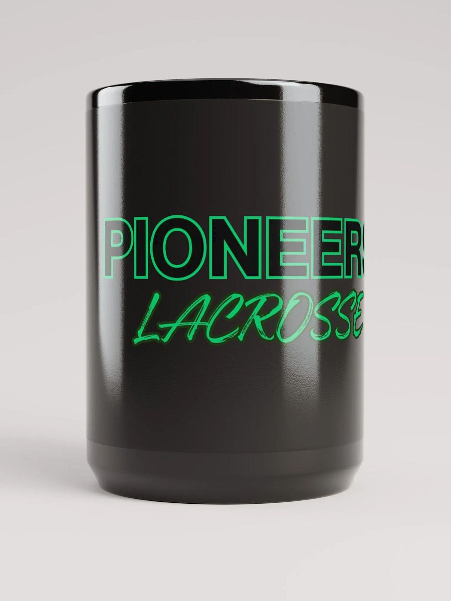 Pioneers Lacrosse Black Glossy Mug product image (1)