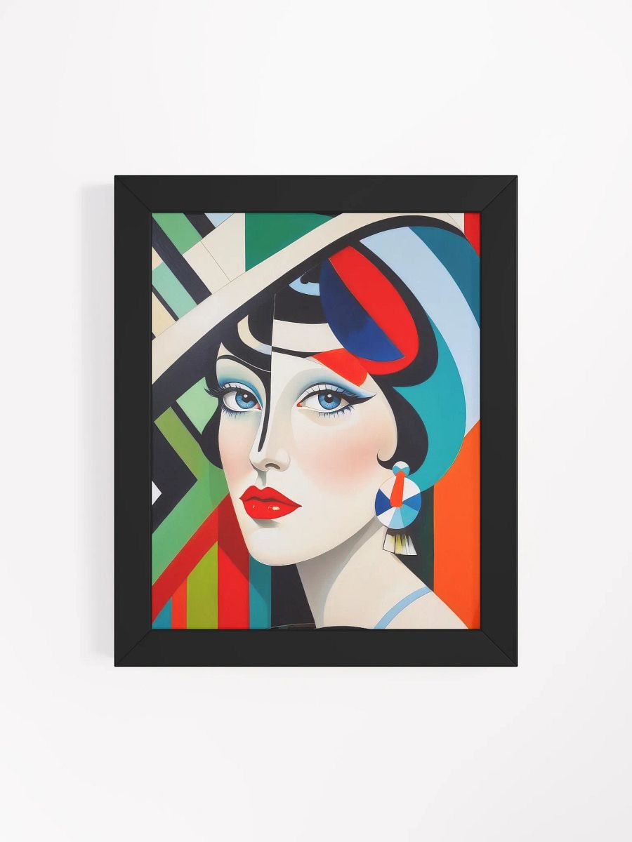 Vibrant Suzy - Flapper Girl - Wall Art - Framed product image (32)