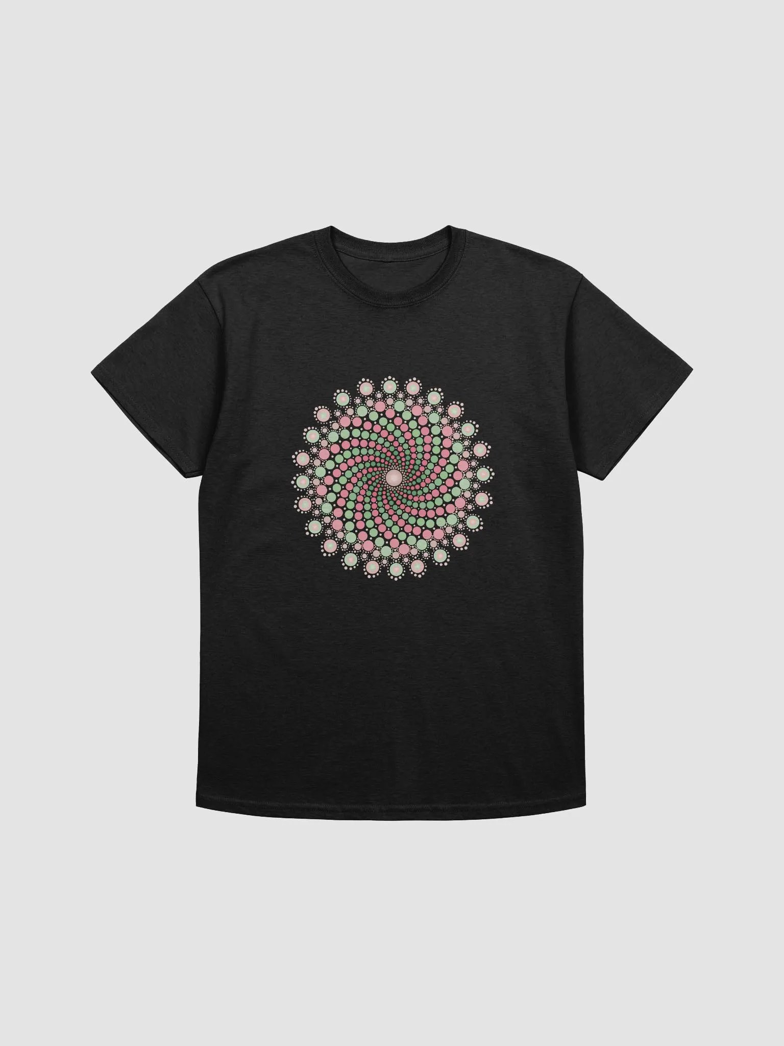 Green and Pink Mandala T-Shirt product image (7)