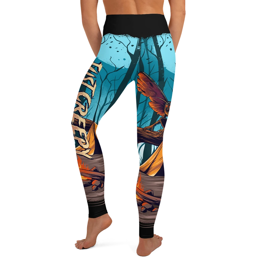 Eerie MothMan Forest Yoga Leggings product image (6)