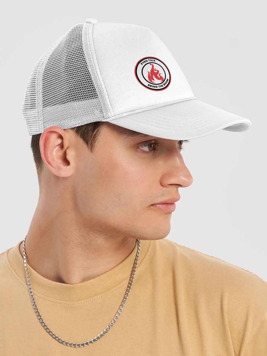 Pyro Talk Trucker Hat White product image (6)