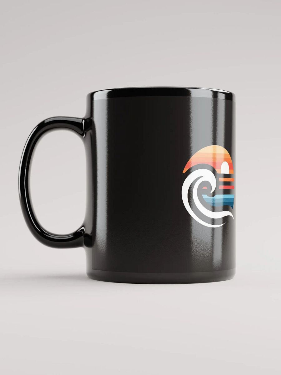 Coastal Waves and Sun Abstract Mug | stress no more product image (6)