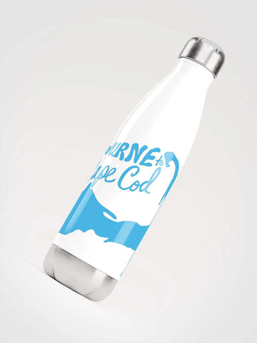 BOURNE to Cape Cod™ | Stainless Bottle | Deep Sky Blue on White 💧 product image (4)