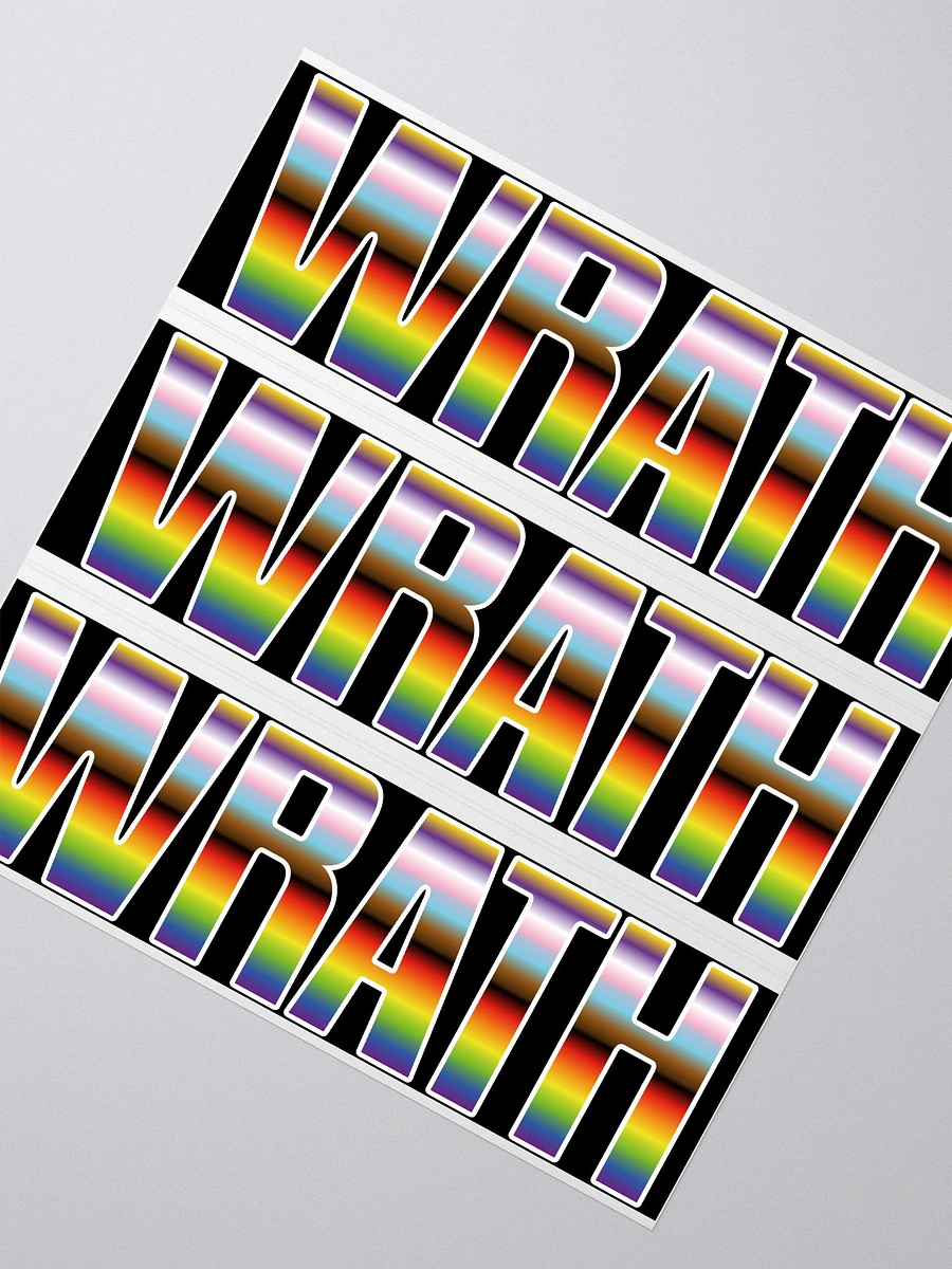 WRATH 2023 stripes bubble free stickers product image (2)