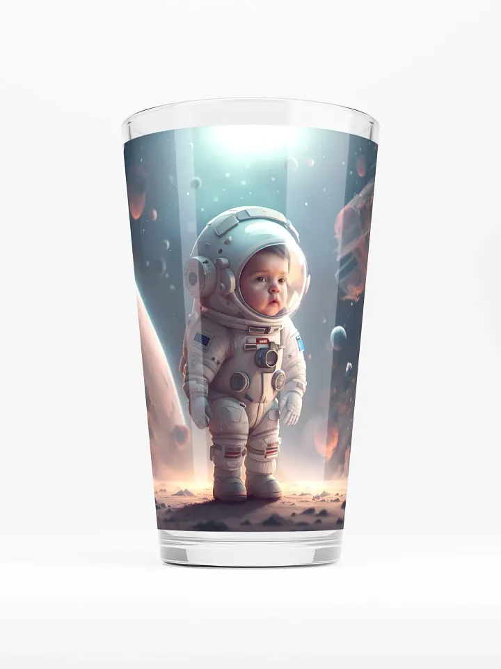 Child Astronaut Pint glass product image (1)