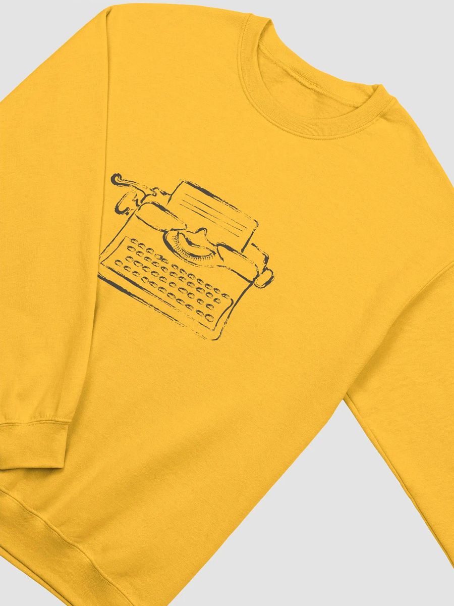 Writer's Typewriter Sweatshirt (Light) product image (3)