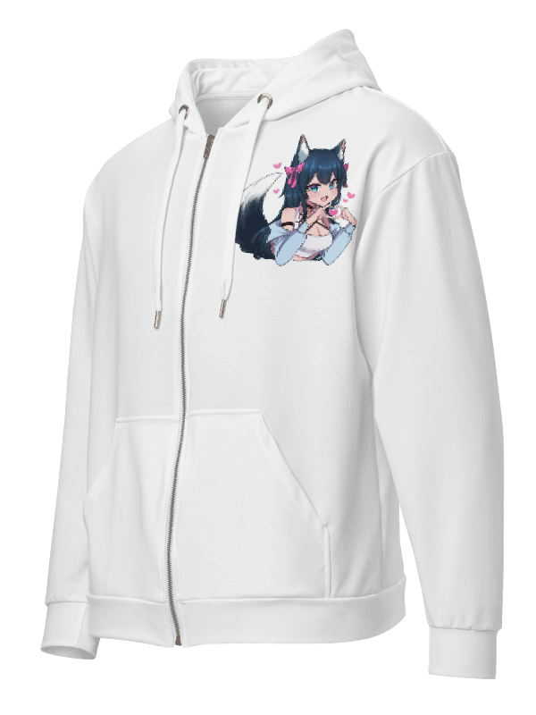 Blue Fox Hoodie - White product image (4)