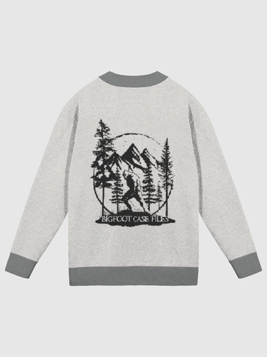 BIGFOOT CASE FILES LOGO BLACK KNITTED SWEATER product image (1)