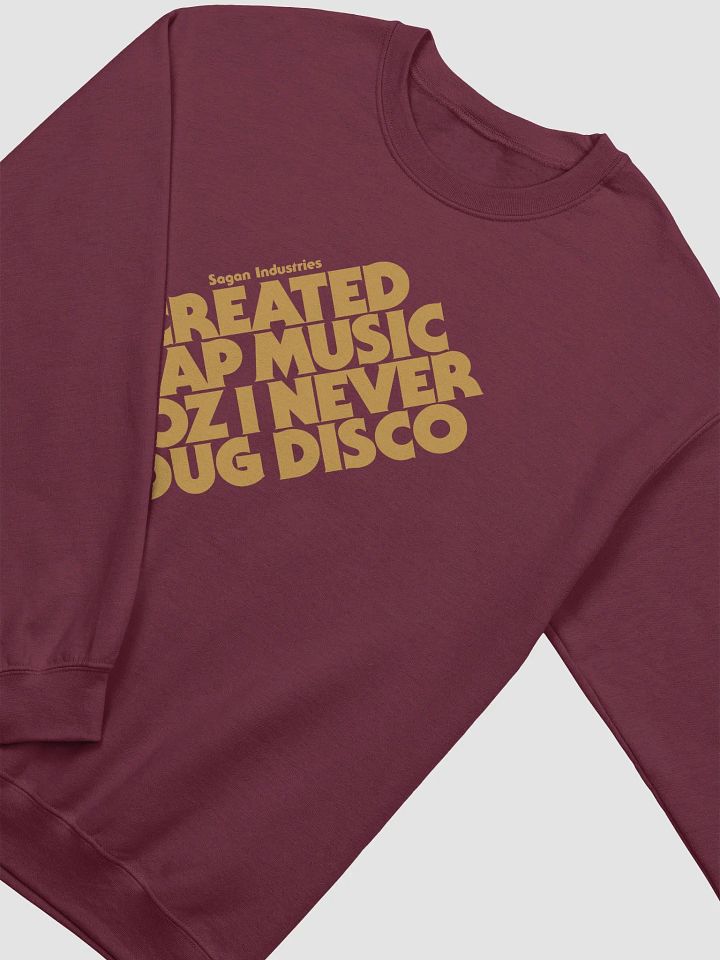 Created Rap Music Sweat (Gold Print) product image (2)