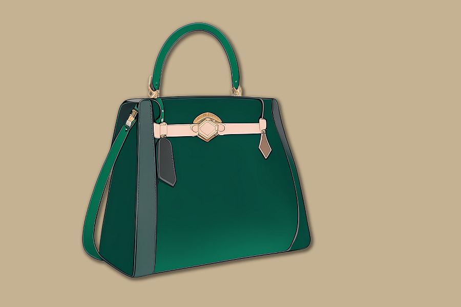 LUXURY BAGS - GREEN-ISH 12 CLIPART product image (5)