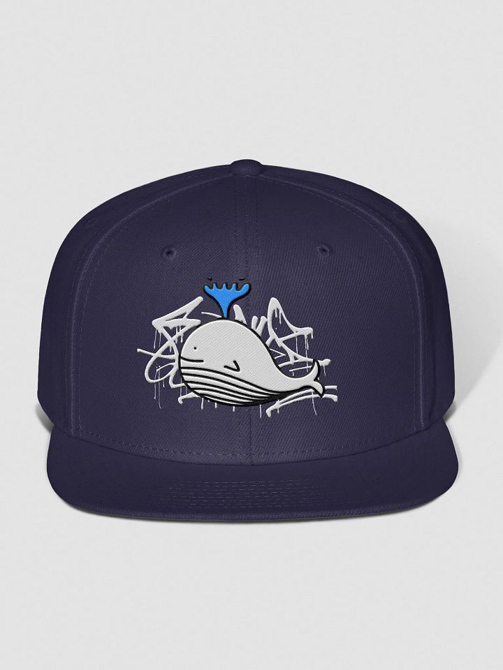 Whimsical Whale Snapback Cap product image (7)