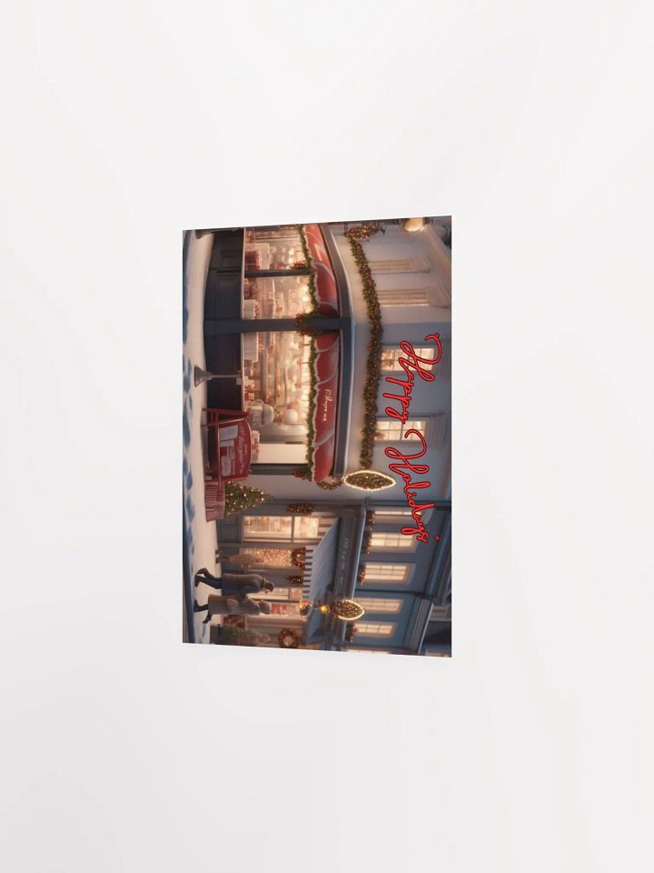 Festive Holiday Storefront Poster product image (2)