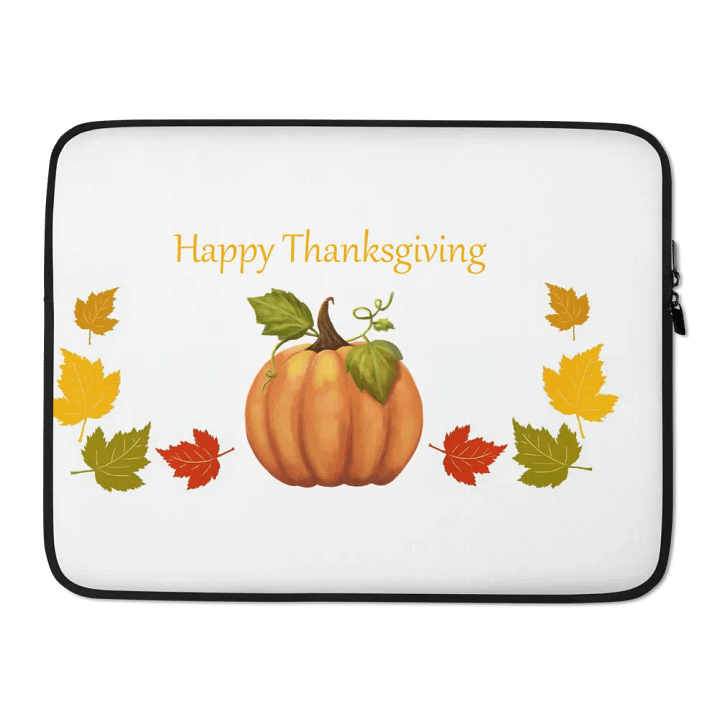 Happy Thanksgiving Laptop Sleeve product image (2)